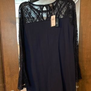 Womens navy event dress
